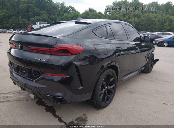 5UXCY6C08L9D00858 2020 BMW X6 Черный Задняя правая четверть