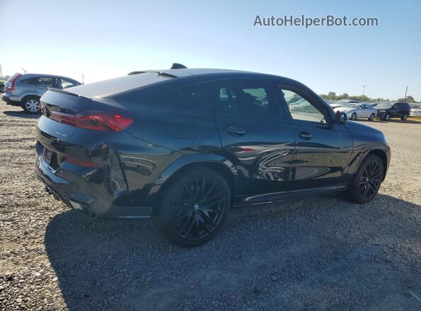 5UXCY6C09P9N63590 2023 BMW X6 Black უკანა მარჯვენა