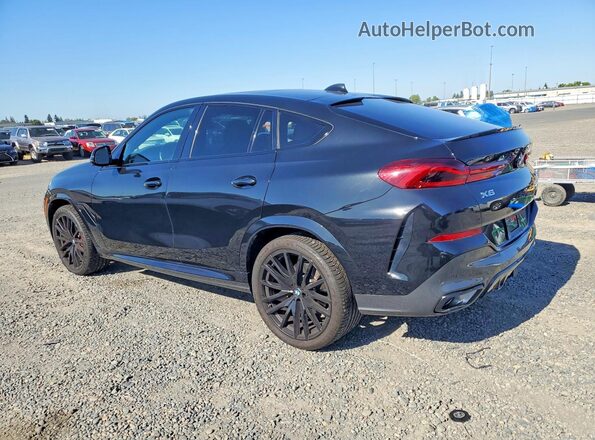 5UXCY6C09P9N63590 2023 BMW X6 Black უკანა მარცხენა