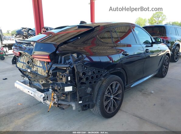 5UXCY6C0XL9C82685 2020 BMW X6 Black Հետևի աջ