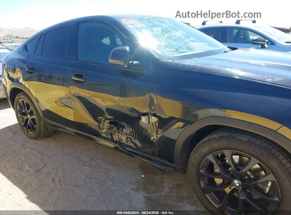 5UXCY6C0XL9D51357 2020 BMW X6 Black Widok z przodu