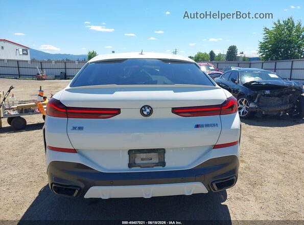 5UXCY8C02M9D74144 2021 BMW X6 White 