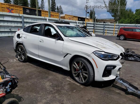 5UXCY8C02M9F23278 2021 BMW X6 Red 