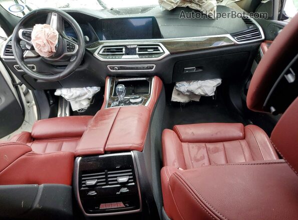 5UXCY8C02M9F23278 2021 BMW X6 Red 