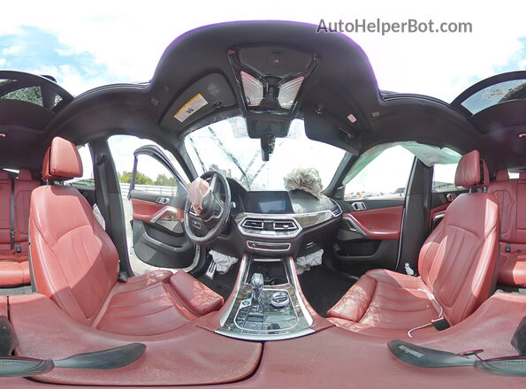 5UXCY8C02M9F23278 2021 BMW X6 Red 