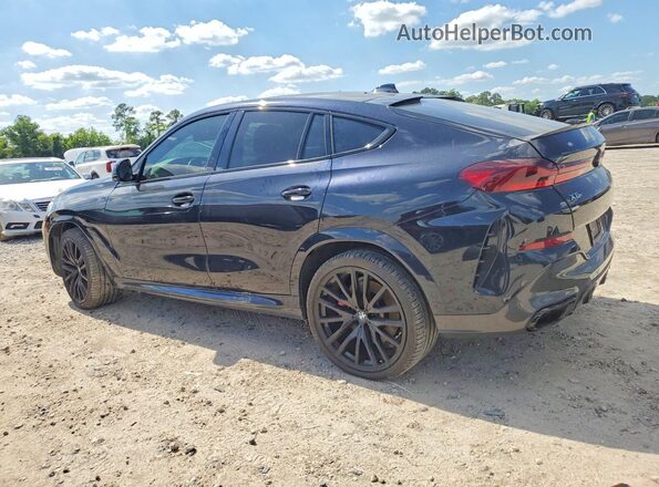 5UXCY8C02N9M16259 2022 BMW X6 Black Задня ліва чверть