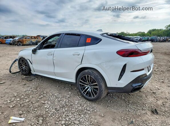 5UXCY8C07M9D95829 2021 BMW X6 White Задня ліва чверть