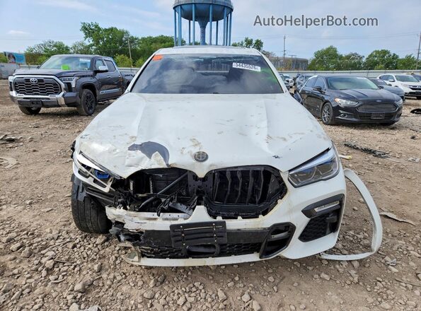 5UXCY8C07M9D95829 2021 BMW X6 White Вид спереду