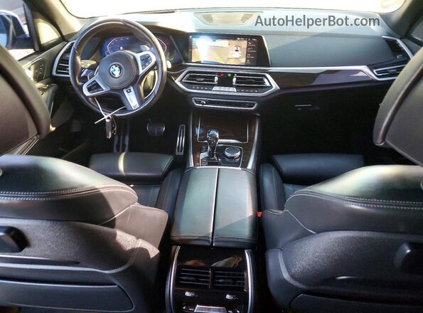 5UXJU2C57KLN65650 2019 BMW X5 White 