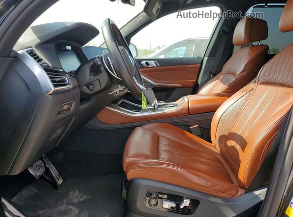 5UXJU2C59KLN49790 2019 BMW X5 Blue Vista interior delantera
