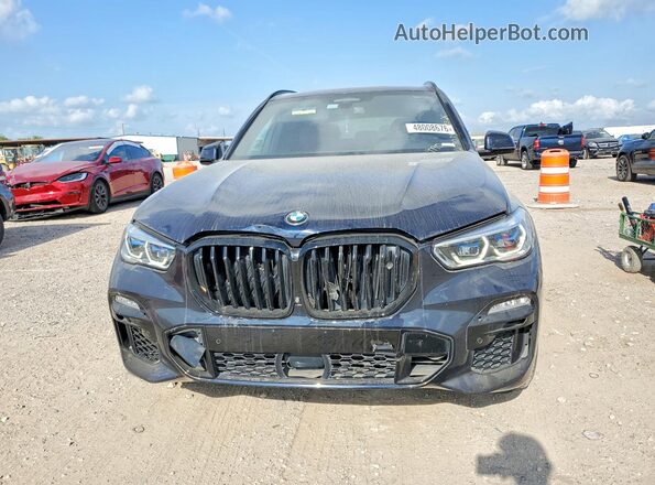 5UXJU2C59KLN49790 2019 BMW X5 Blue Vista frontal