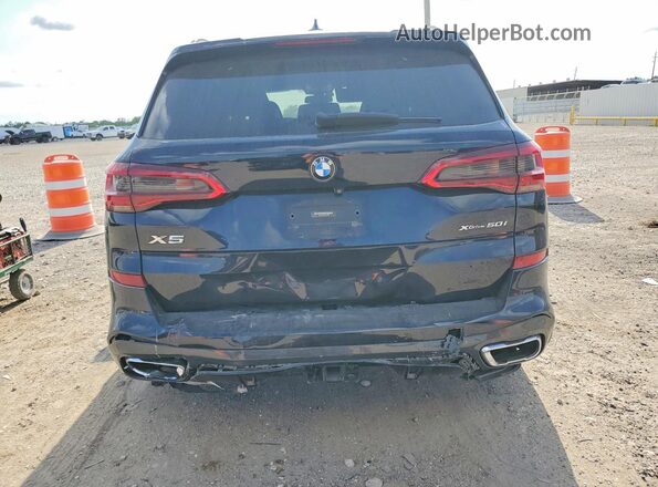 5UXJU2C59KLN49790 2019 BMW X5 Blue Vista trasera