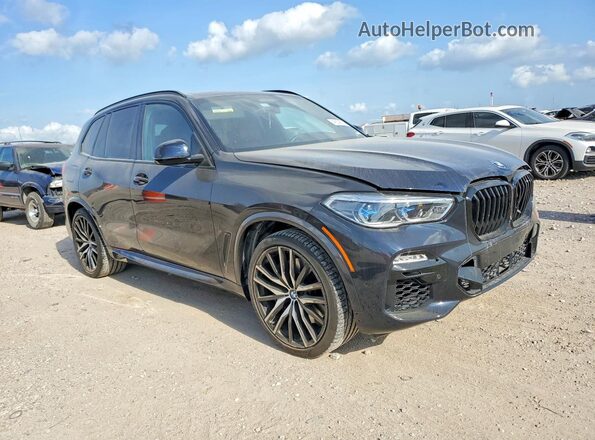 5UXJU2C59KLN49790 2019 BMW X5 Blue Delantero derecho