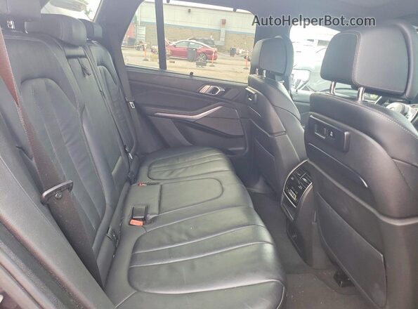 5UXJU4C02L9B93880 2020 BMW X5 Blue Rear interior view