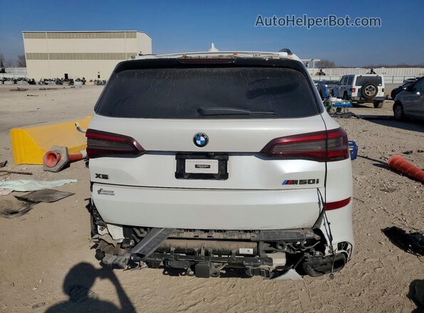 5UXJU4C02L9C19829 2020 BMW X5 White უკანა ხედი