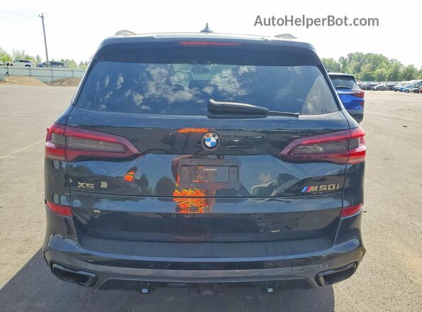 5UXJU4C02L9C22634 2020 BMW X5 Черный Вид сзади