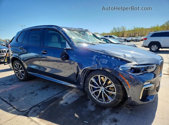 5UXJU4C07M9F17469 2021 BMW X5 Gray Przód prawy