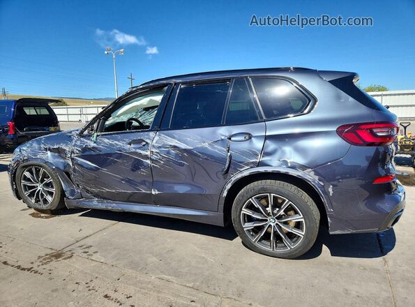 5UXJU4C07M9F17469 2021 BMW X5 Gray Tył lewy