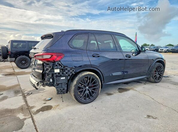 5UXJU4C07N9L72741 2022 BMW X5 Blue Rear right
