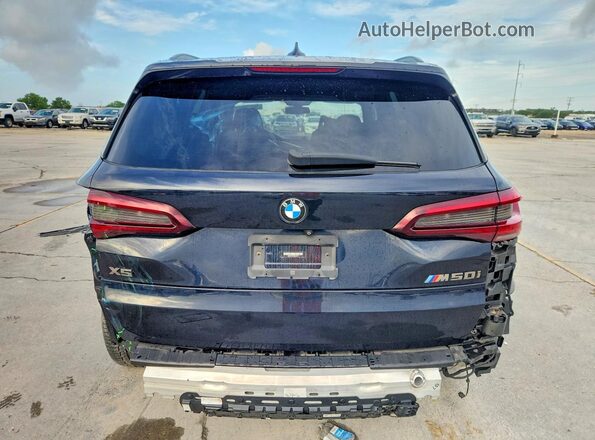 5UXJU4C07N9L72741 2022 BMW X5 Blue Rear view