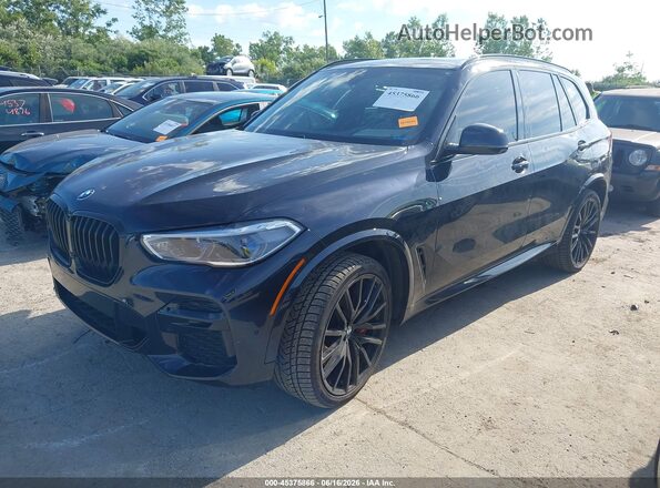 5UXJU4C09N9J27052 2022 BMW X5 Black Vista tres cuartos delantera izquierda