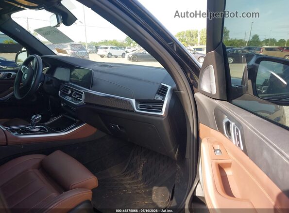 5UXJU4C09N9J27052 2022 BMW X5 Black Vista interior delantera