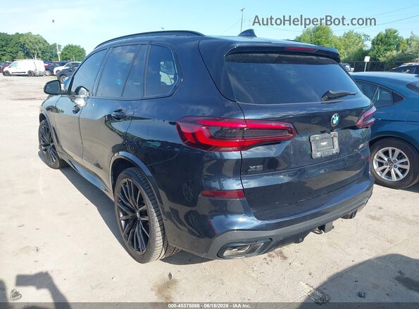 5UXJU4C09N9J27052 2022 BMW X5 Black Trasero izquierdo