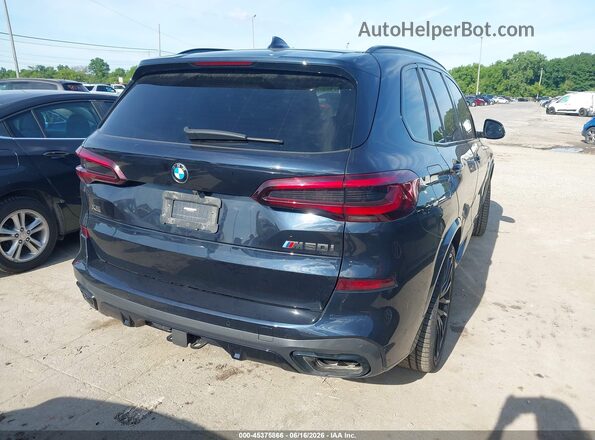5UXJU4C09N9J27052 2022 BMW X5 Black Trasero derecho
