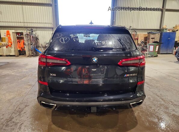 5UXJU4C0XLLE45796 2020 BMW X5 Black უკანა ხედი