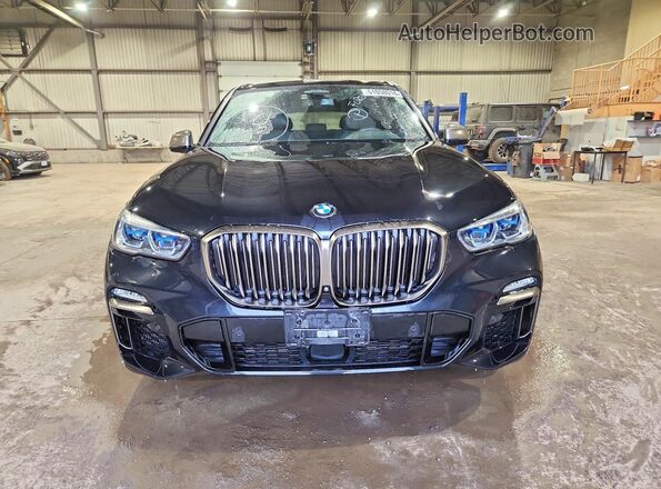 5UXJU4C0XLLE45796 2020 BMW X5 Black წინა ხედი