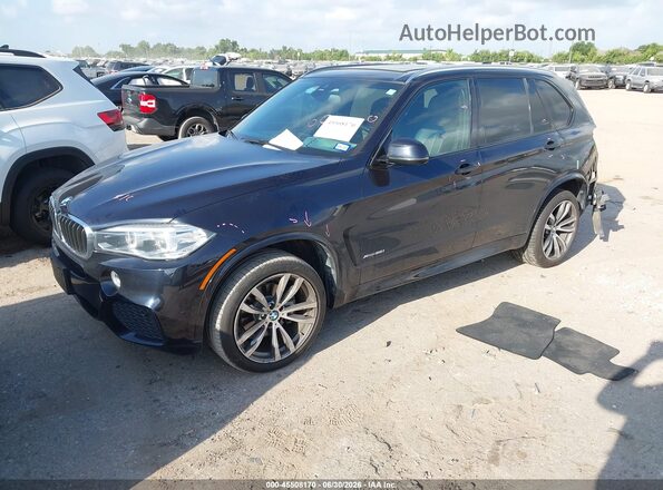 5UXKR0C31H0X82758 2017 BMW X5 Black Передня ліва чверть
