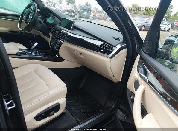5UXKR0C32H0V84562 2017 BMW X5 Black Սալոնի դիմացի տեսք
