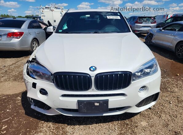 5UXKR0C35H0V81221 2017 BMW X5 White Вид спереду