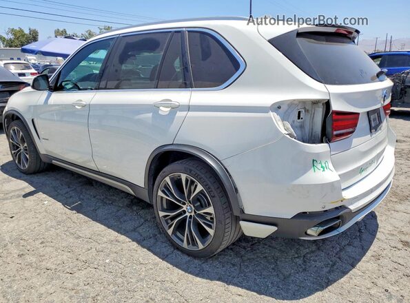 5UXKR0C36H0X81590 2017 BMW X5 White Rear left