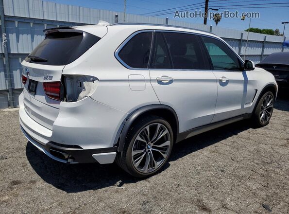 5UXKR0C36H0X81590 2017 BMW X5 White Rear right