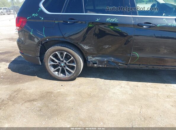 5UXKR0C50J0X96898 2018 BMW X5 Black Widok z przodu