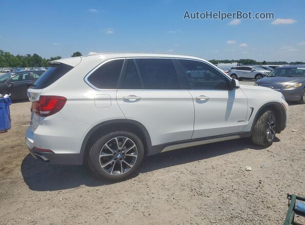 5UXKR0C50J0Y04580 2018 BMW X5 White Հետևի աջ