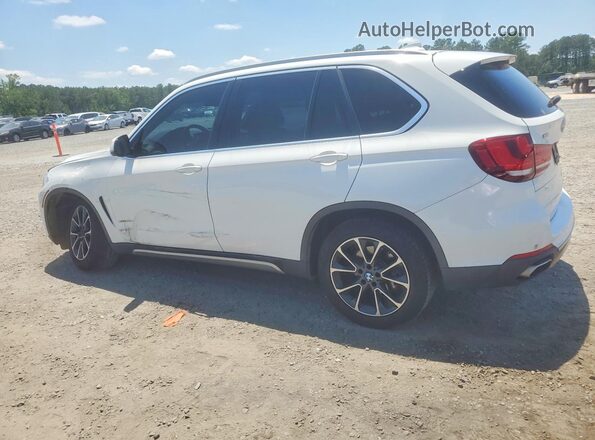 5UXKR0C50J0Y04580 2018 BMW X5 White Հետևի ձախ