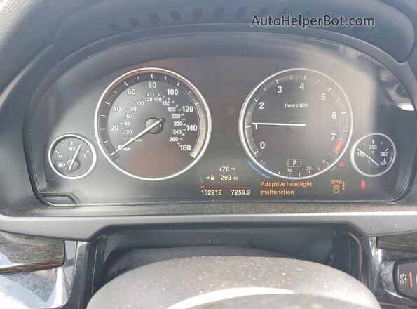 5UXKR0C51G0P23452 2016 BMW X5 Gray Սարքավորումների վահանակի տեսք