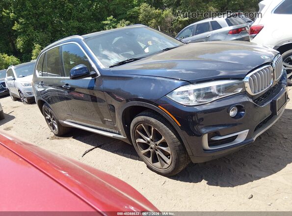5UXKR0C52J0Y05603 2018 BMW X5 Синий Вид задней части салона
