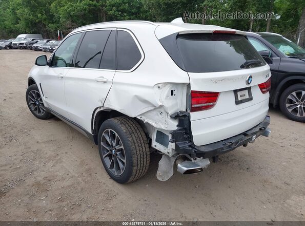 5UXKR0C53JL075554 2018 BMW X5 White უკანა მარცხენა