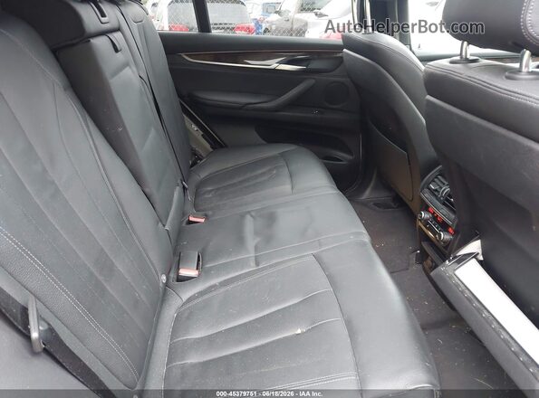 5UXKR0C53JL075554 2018 BMW X5 White VIN კოდის სტიკერის ხედი