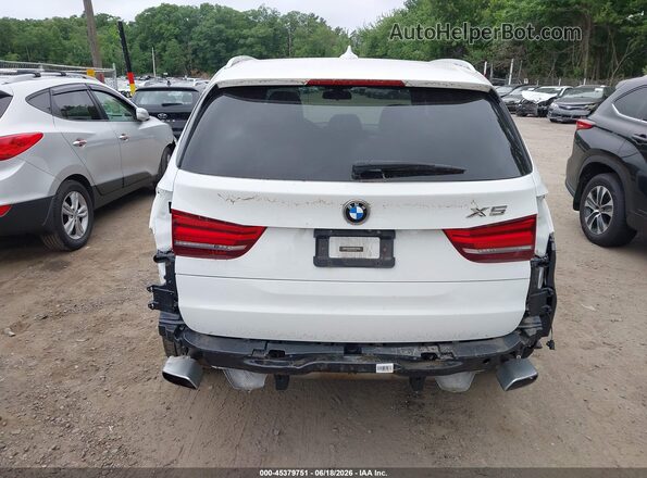 5UXKR0C53JL075554 2018 BMW X5 White 