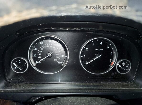 5UXKR0C53JL075909 2018 BMW X5 Black Widok zestawu wskaźników