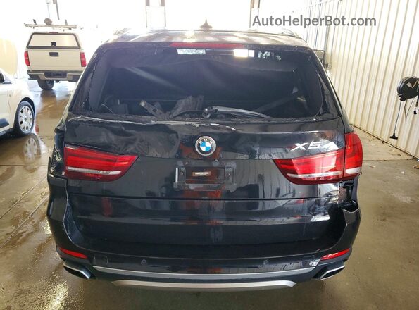 5UXKR0C53JL075909 2018 BMW X5 Black Widok z tyłu