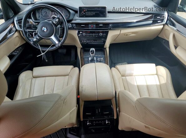 5UXKR0C55G0P19923 2016 BMW X5 Blue Vista del salpicadero