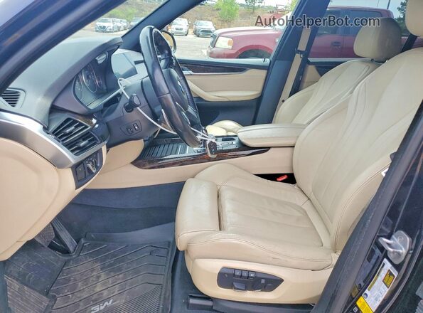 5UXKR0C55G0P19923 2016 BMW X5 Blue Vista interior delantera