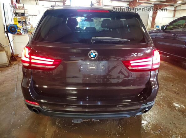 5UXKR0C55G0P19940 2016 BMW X5 Brown Rear view
