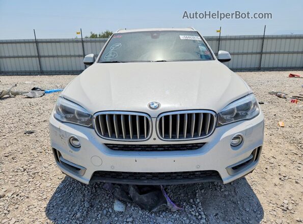 5UXKR0C55H0V65067 2017 BMW X5 White Widok z przodu