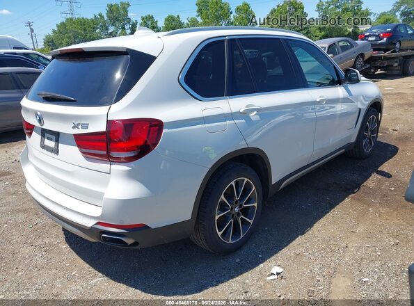 5UXKR0C55J0Y02730 2018 BMW X5 White Tył prawy